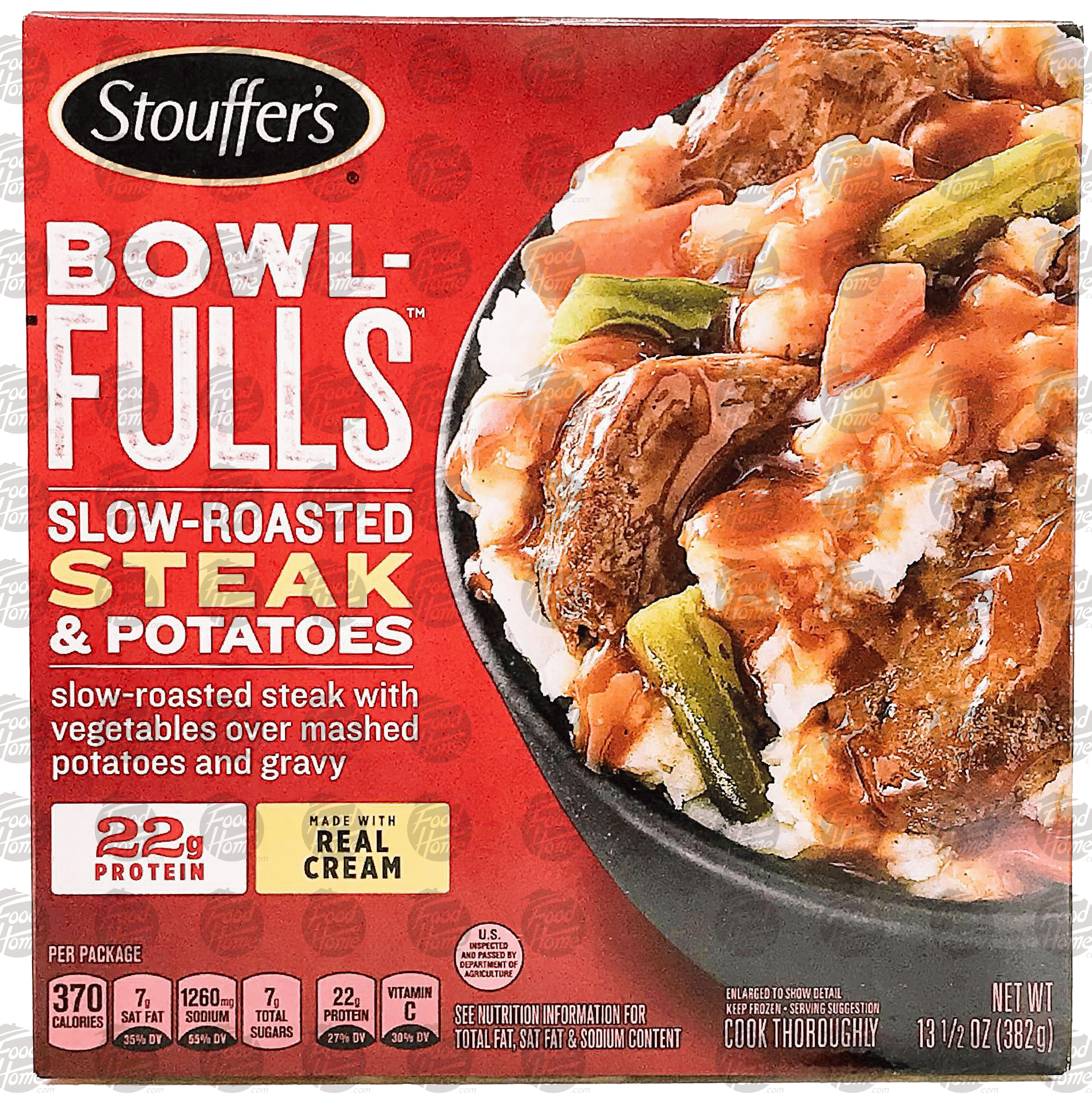 Stouffer's Bowl-Fulls slow roasted steak & potatoes, frozen entree Full-Size Picture